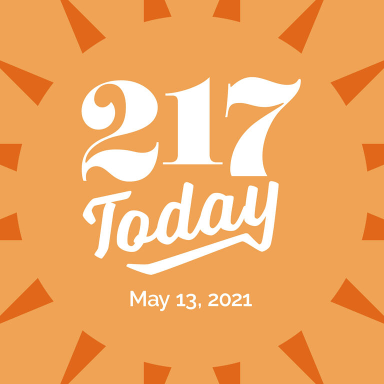 217 Today: Thursday May 13, 2021