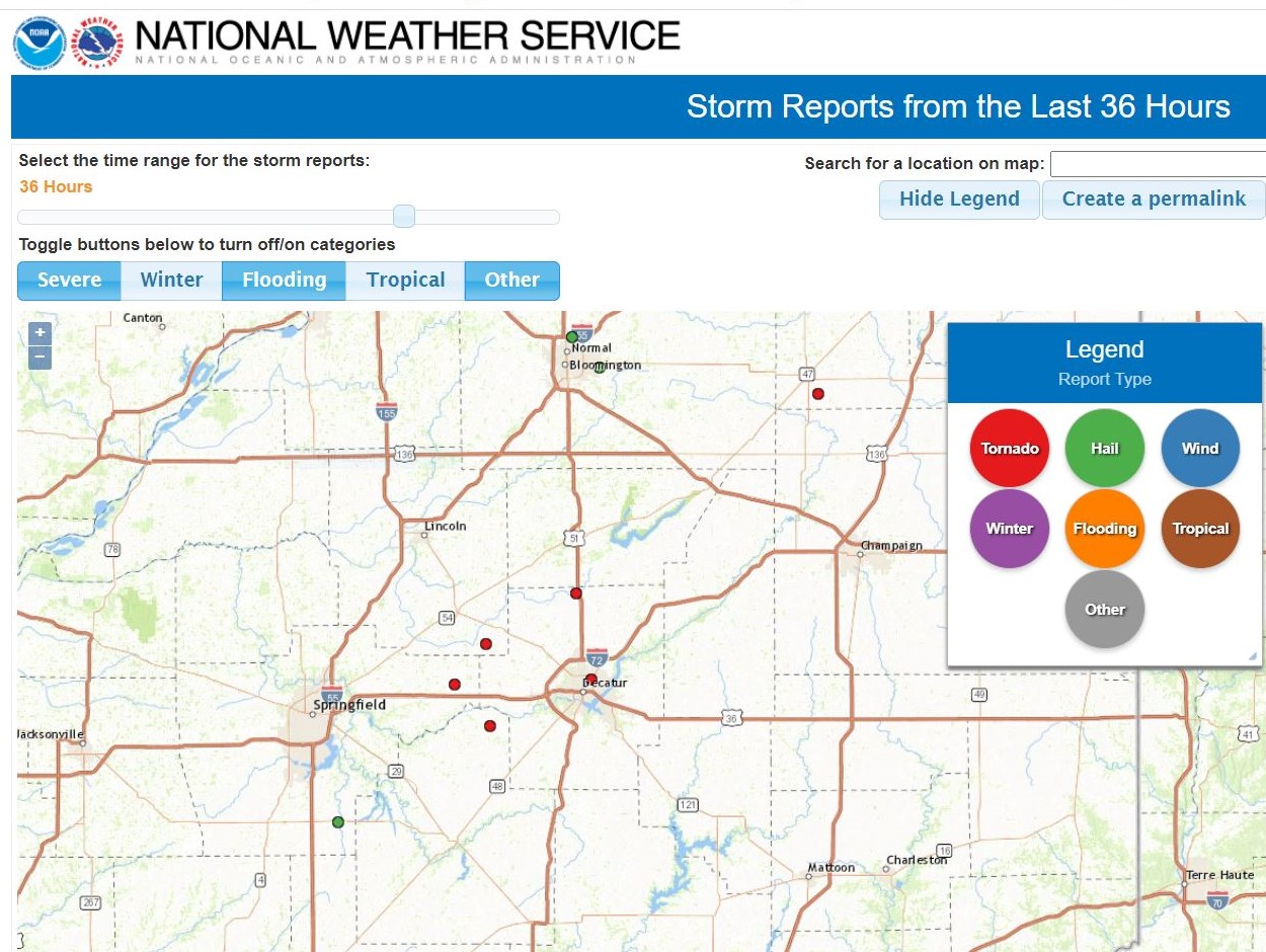 Tornado warned storms cause damage in Central Illinois - IPM Newsroom