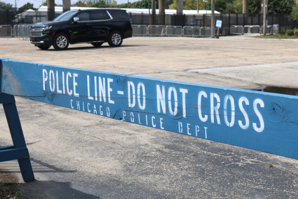 CPD police barrier