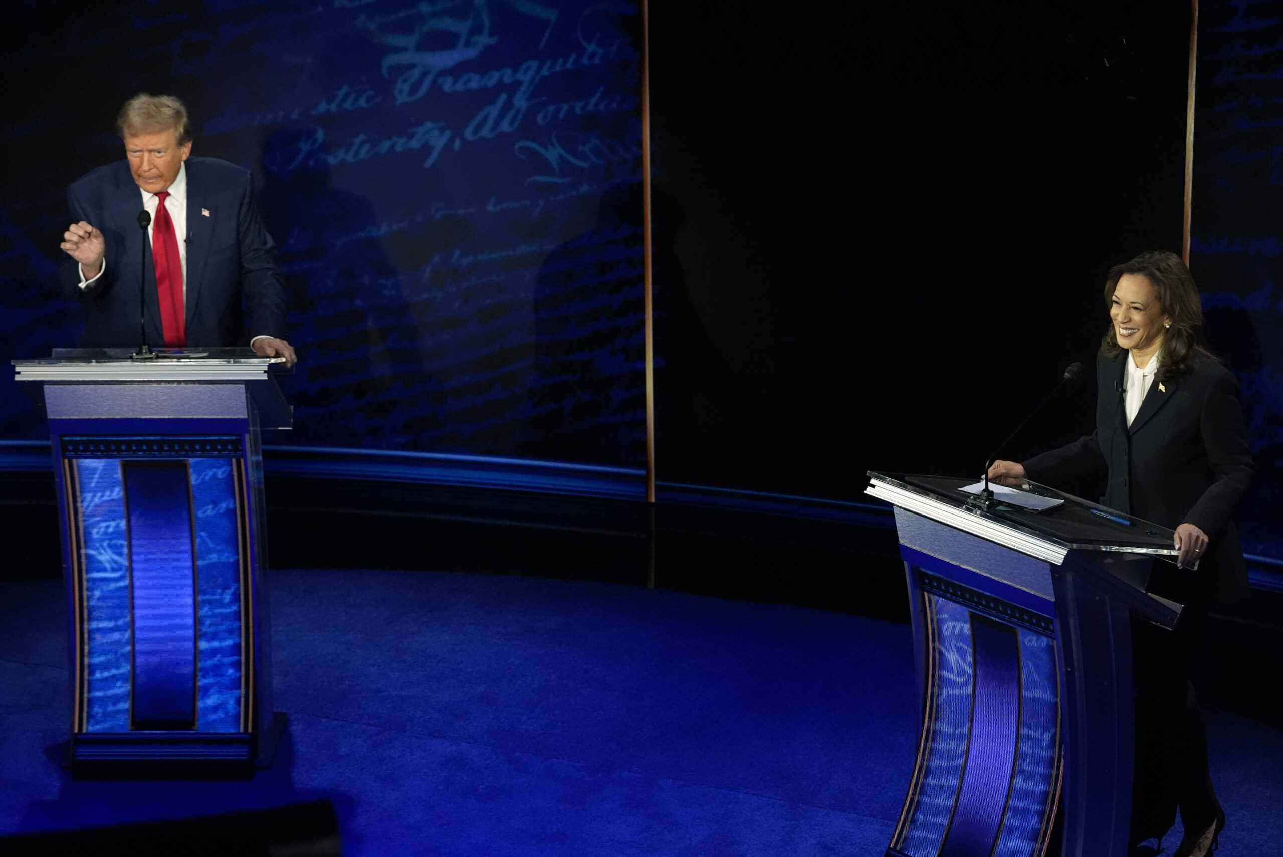 Harris and Trump debate