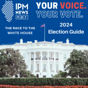 2024 Election Guide Banner. Photo of the White House.