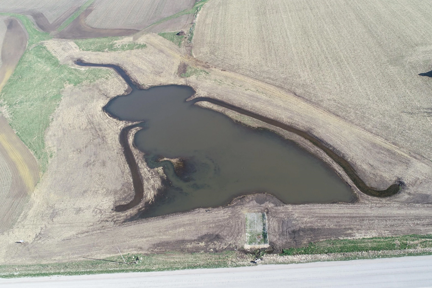 wetland in the Morgan Creek watershed near the Northwest Water Treatment Plant in Cedar Rapids, Iowa.