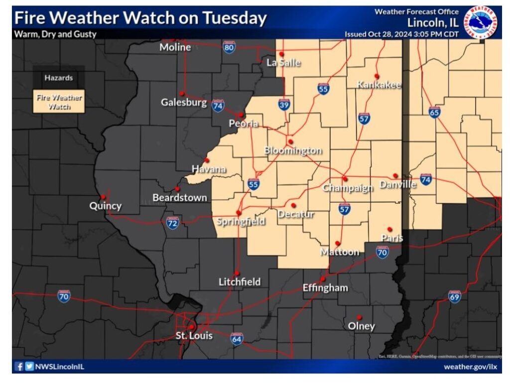 weather map graphic