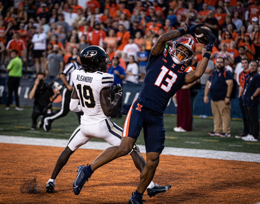 University of Illinois football player