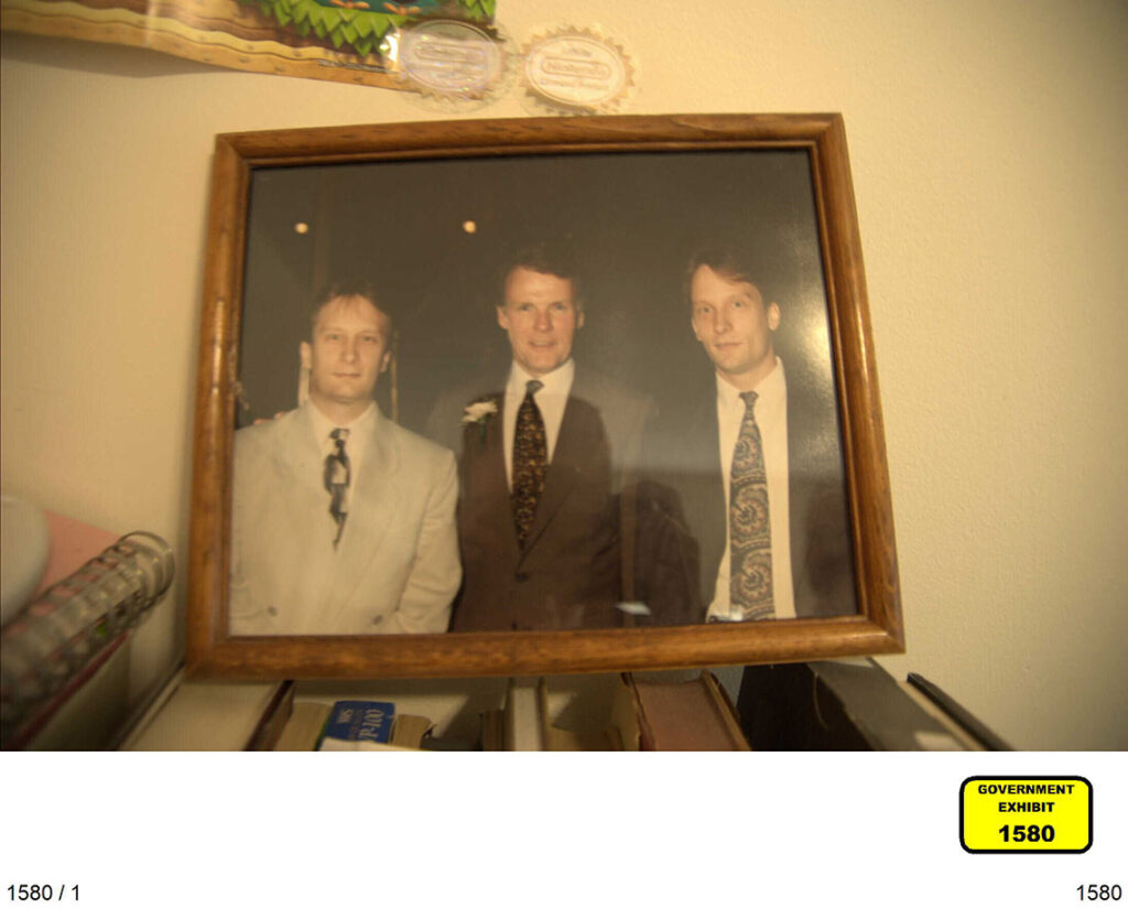 Mike Madigan with brothers Ed and Fred Moody in photo