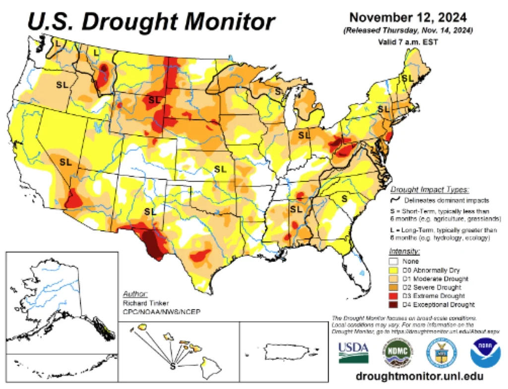 drought map