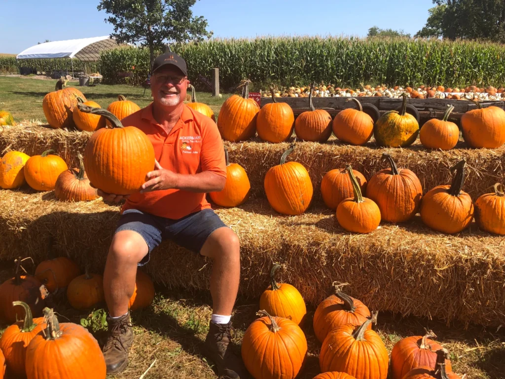 pumpkin farmer John Ackerman