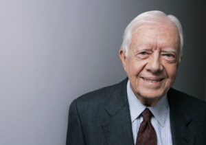 Jimmy Carter smiling at camera