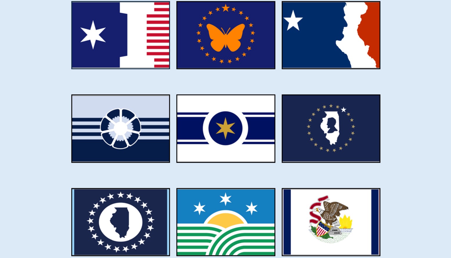 9 flag designs