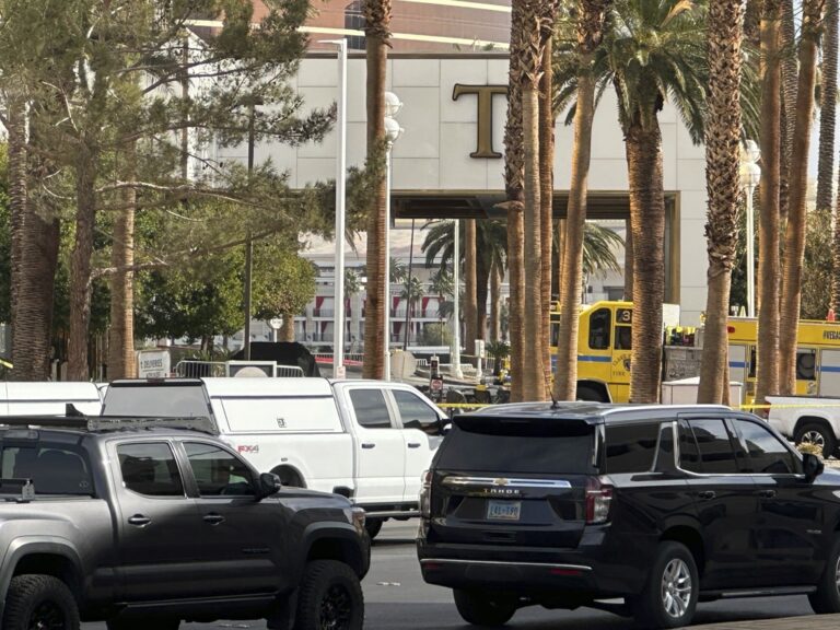 crime scene in front of building