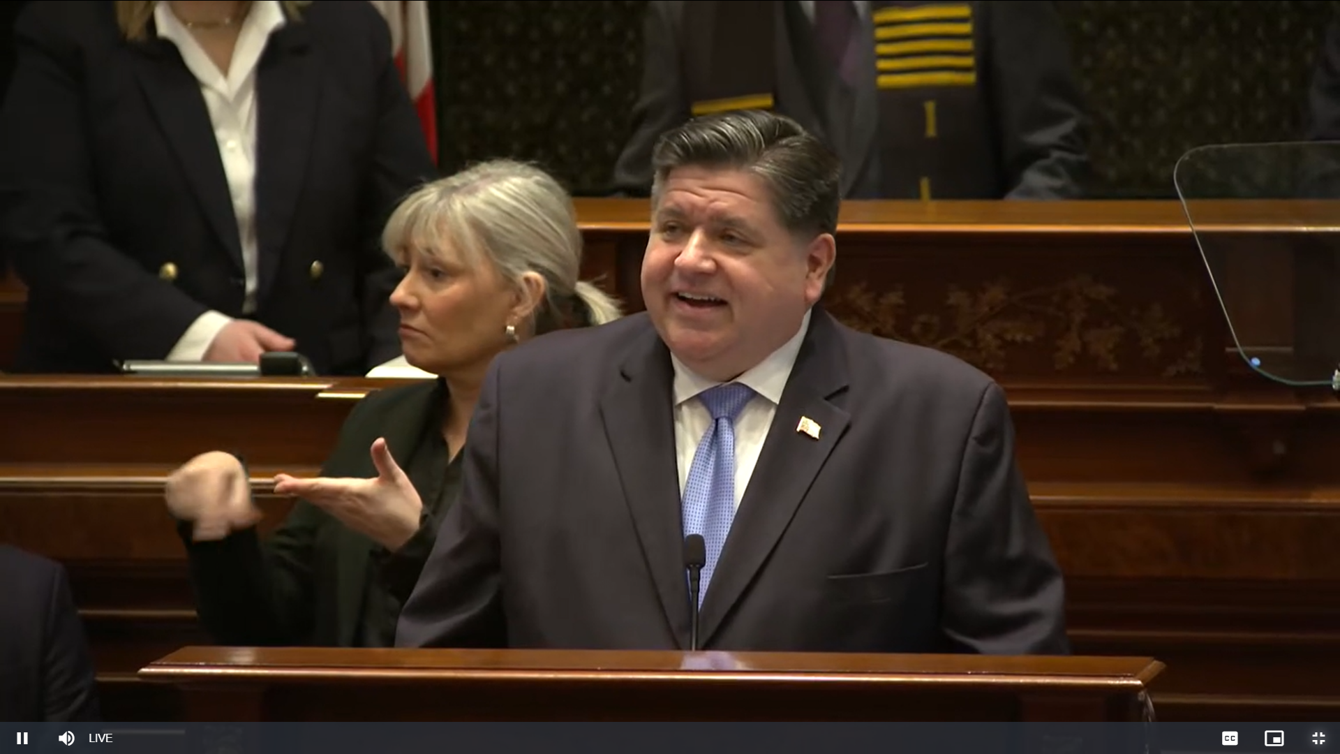 WATCH Pritzker gives 2025 budget address IPM Newsroom