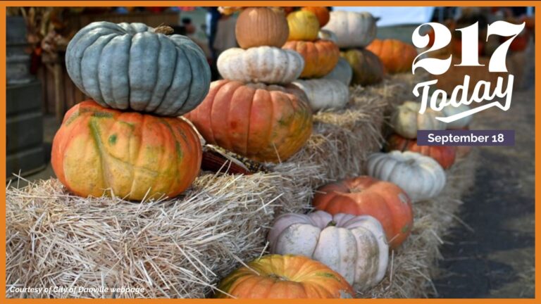 217 Today: WILL Call: What’s Happening in Central Illinois Sep. 18 – Sep. 21