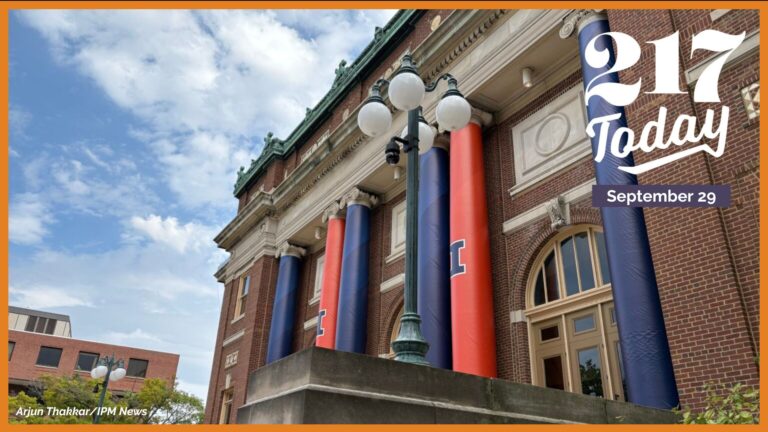 217 Today: A student vandalized a University of Illinois building. U of I prohibited him from coming back onto campus.