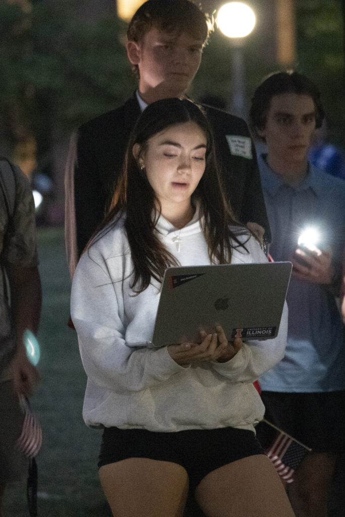 woman holding laptop