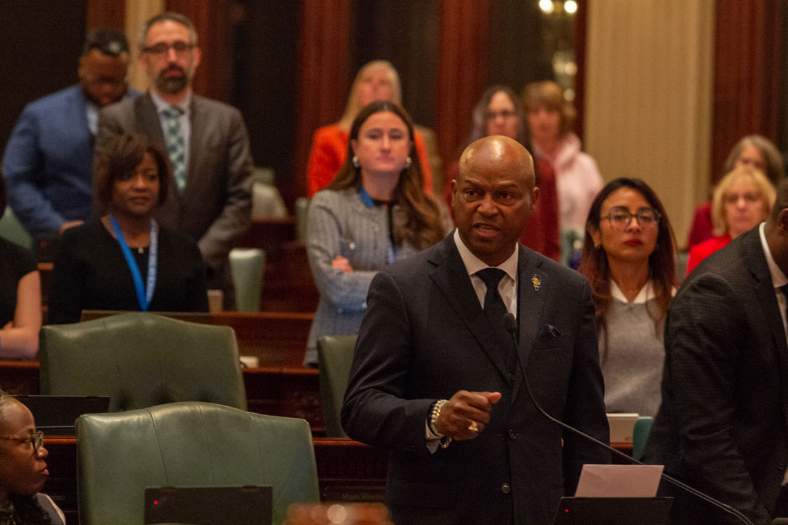 Speaker Welch speaks at IL general assembly