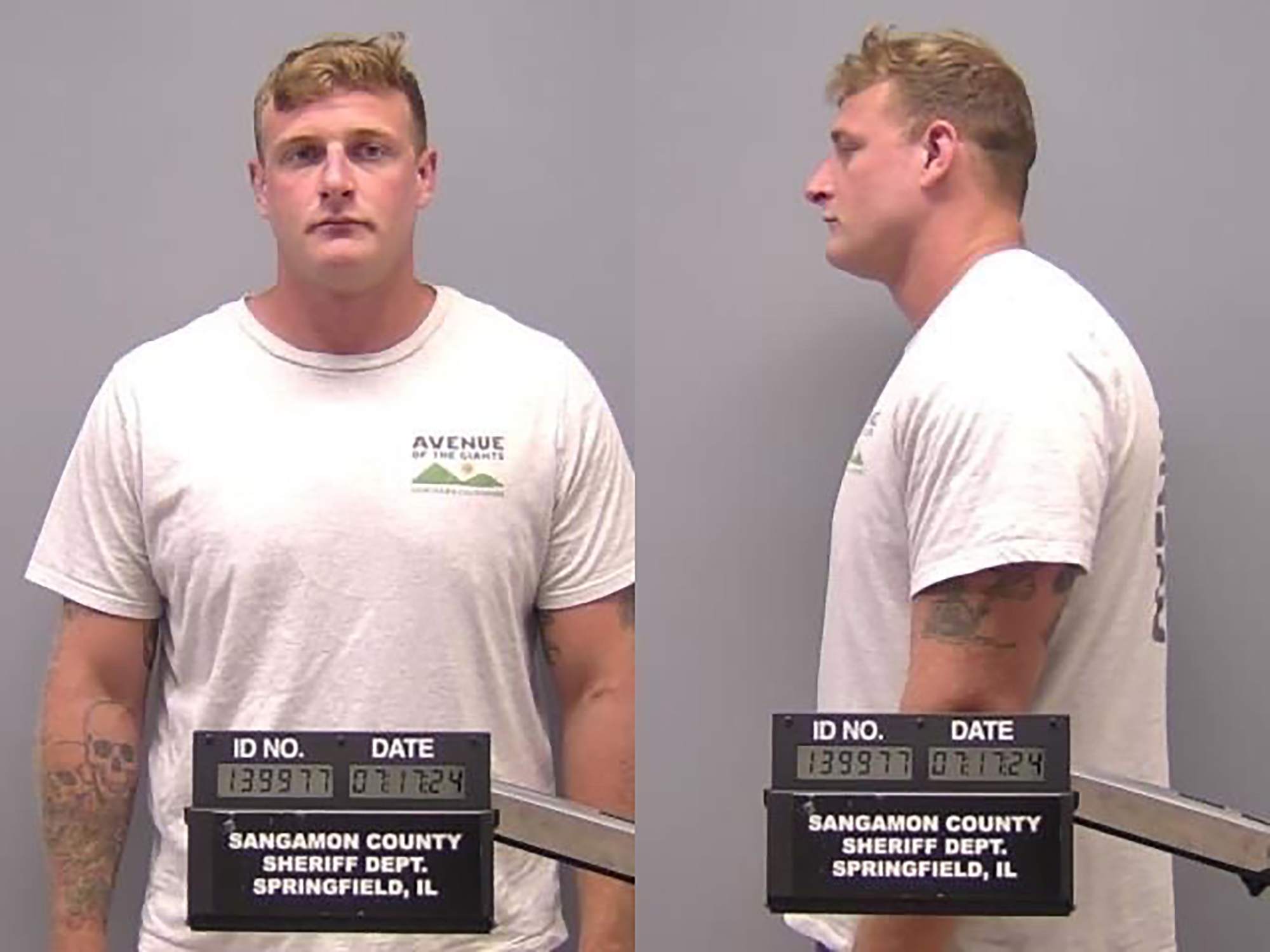 Sean Grayson is pictured in a booking photo. The former Sangamon County Sheriff’s deputy is charged with first-degree murder and accused of shooting Sonya Massey to death in her kitchen. He has pleaded not guilty.
