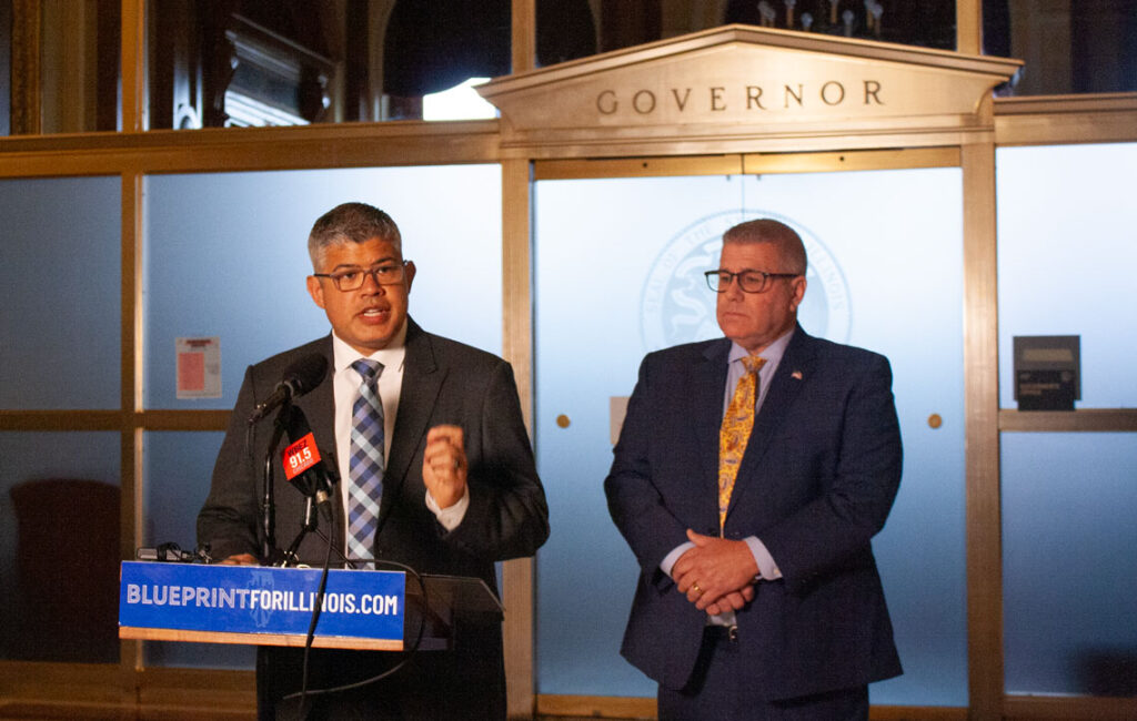 Aaron Del Mar and Darren Bailey