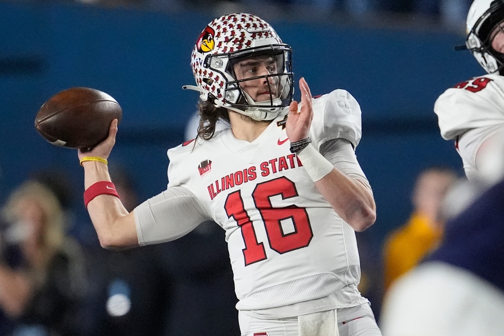 football player holding ball