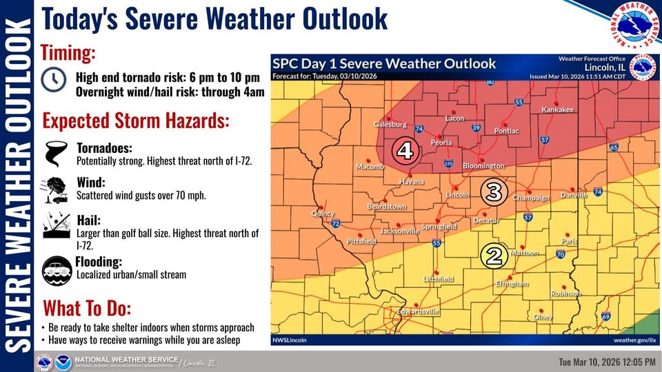 severe weather map