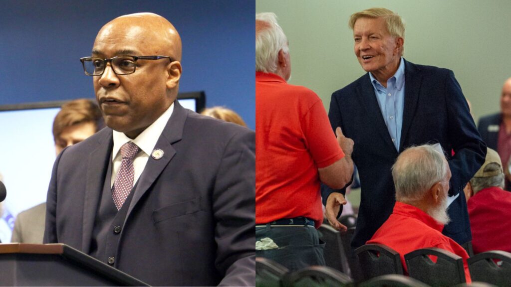 Kwame Raoul and Bob Fioretti