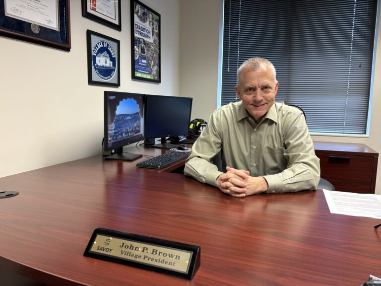 Savoy Village President John Brown