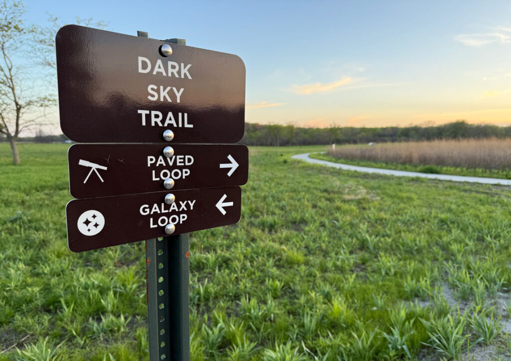 Site Superintendent Matt Kuntz partnered with experts and enthusiasts across Illinois to delegate the Middle Park Forest Preserve as an International Dark Sky Park.
