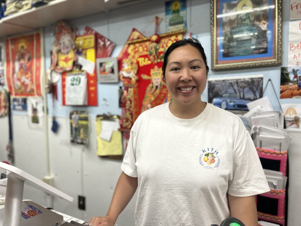 Vivia Diep, manager of Far East Grocery Store