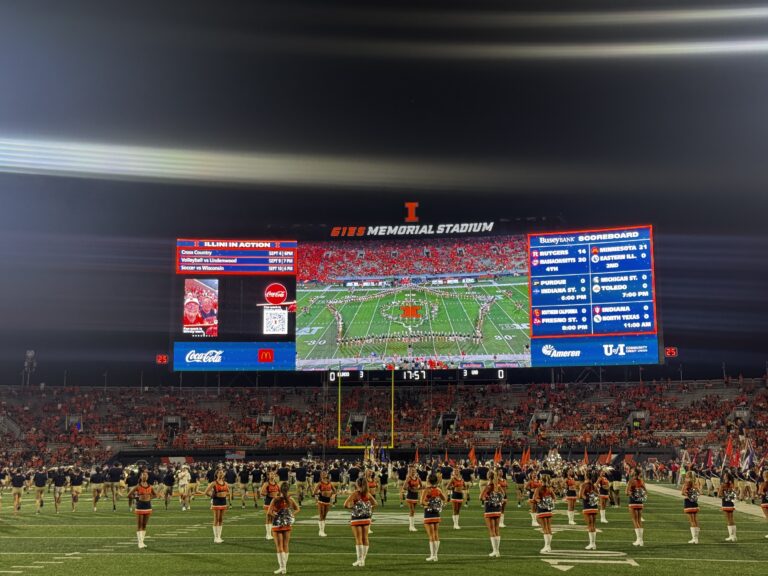 scoreboard, field