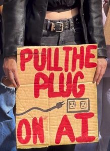 data center protest