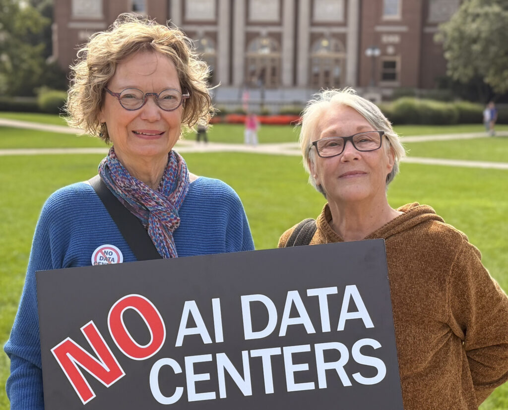 data center protest